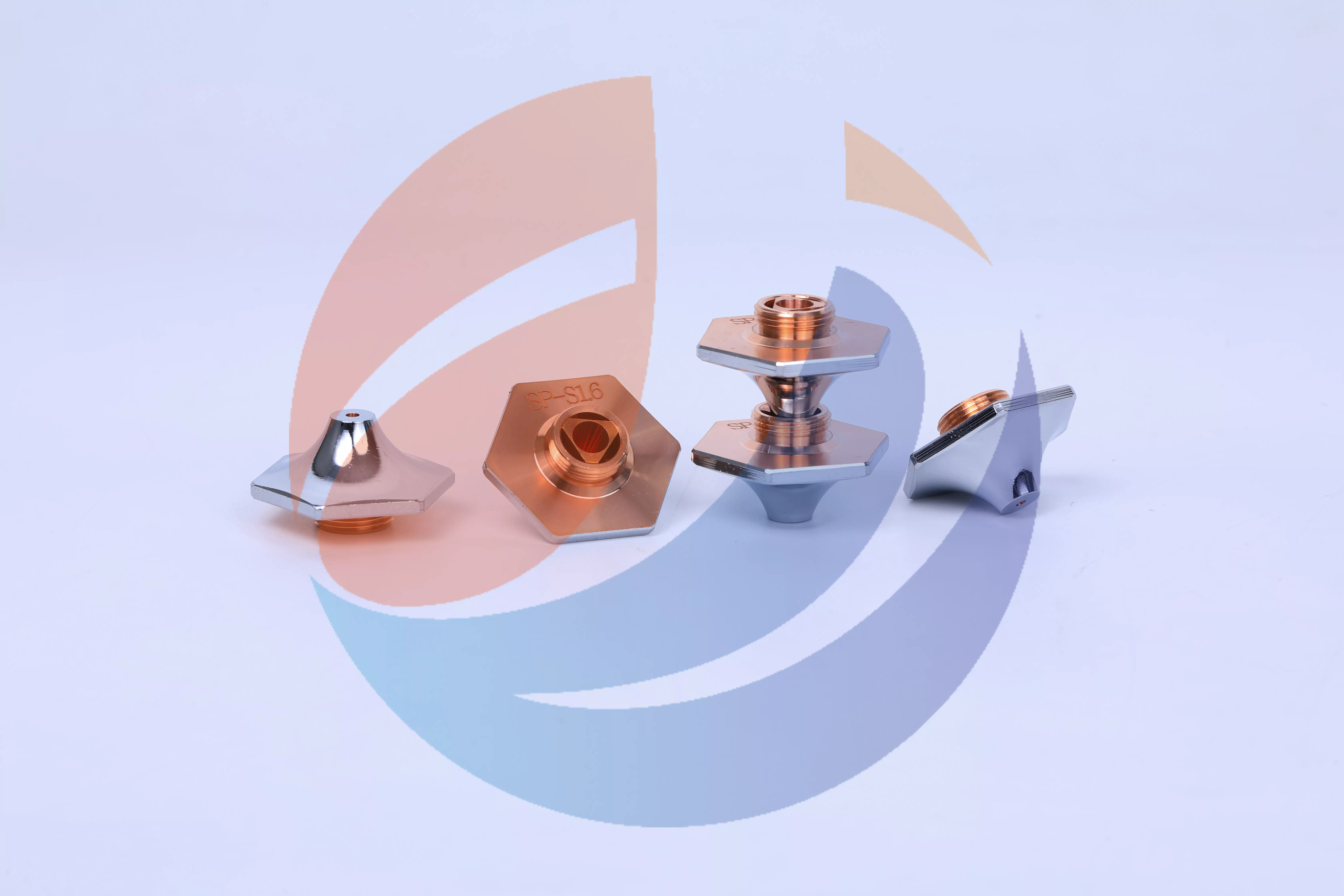 Double high-speed nozzle